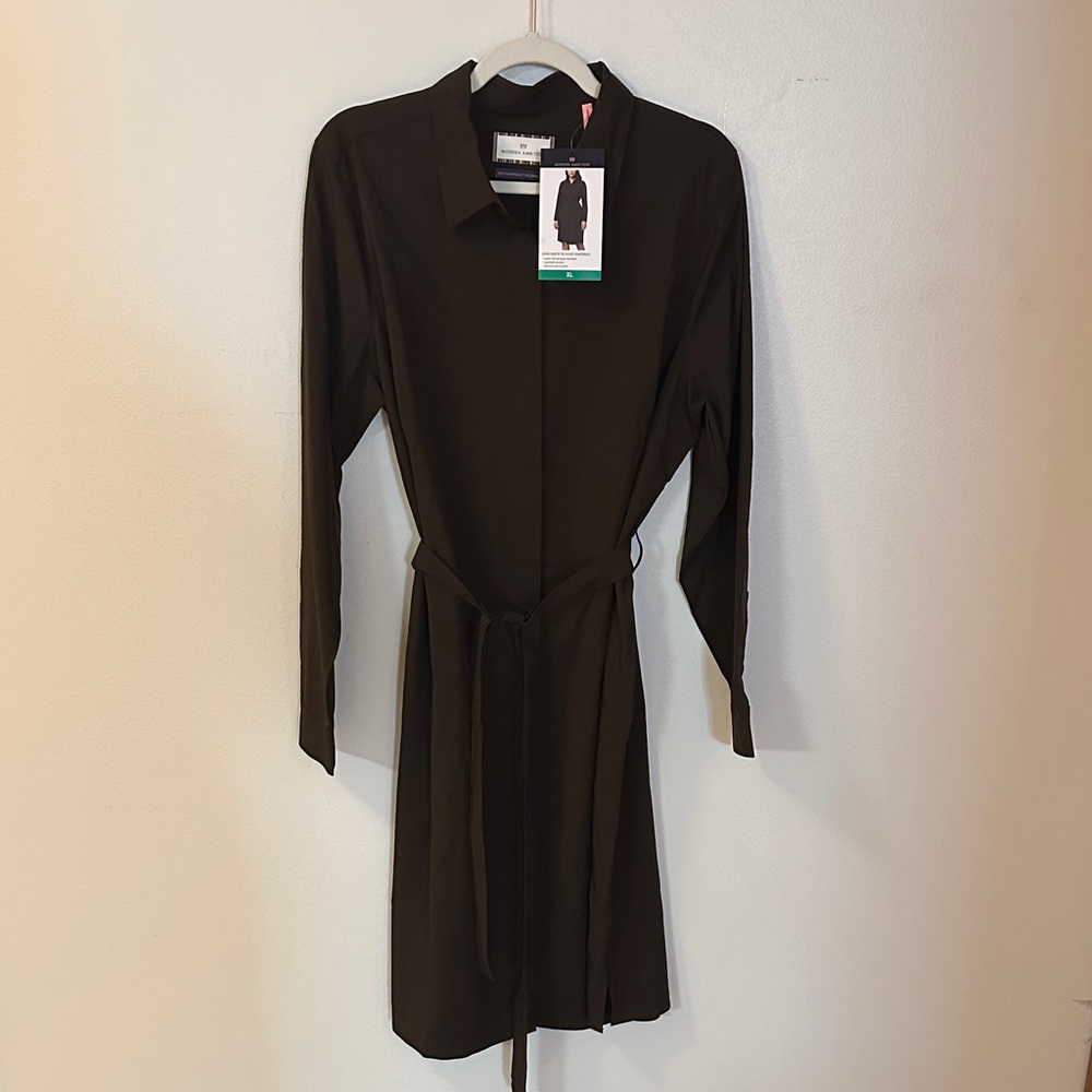 Elegant Black Shirt Dress